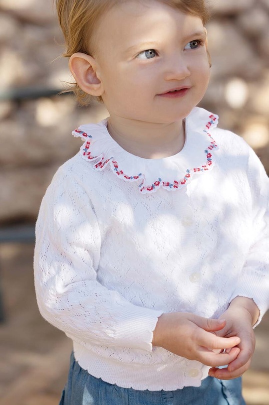 Tartine et Chocolat body din bumbac pentru bebelusi alb TY11021.53.74