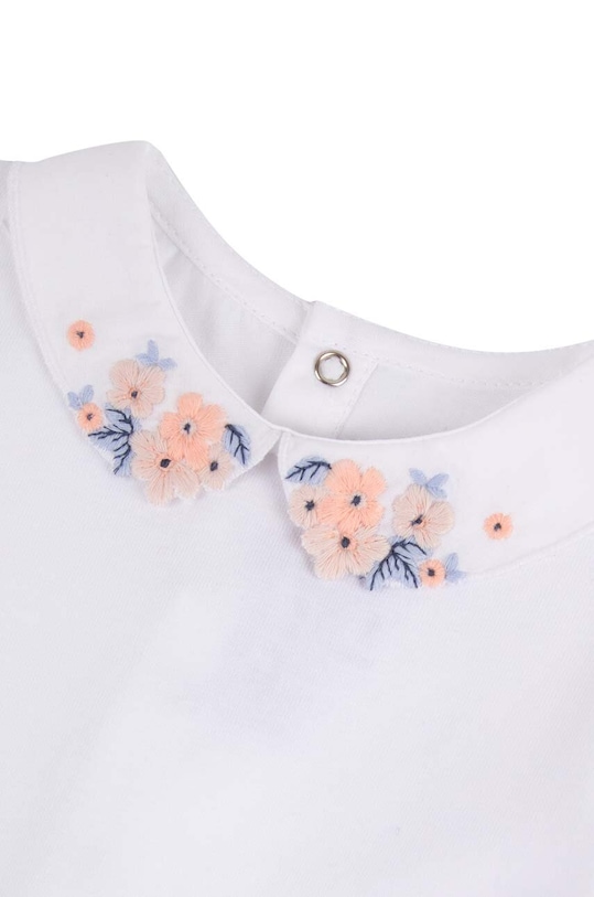 Dziewczynka Tartine et Chocolat body bawełniane niemowlęce TY11021.80.94 biały