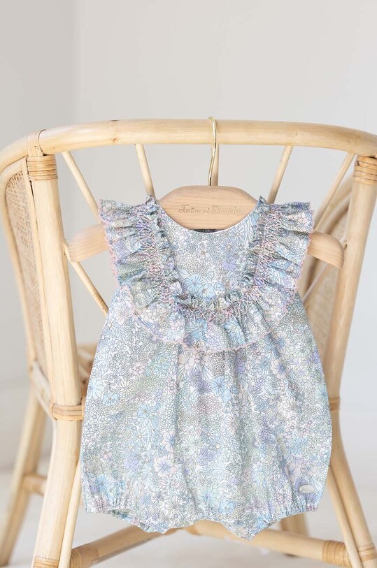 Dětské bavlněné dupačky Tartine et Chocolat tyrkysová TY33020.80