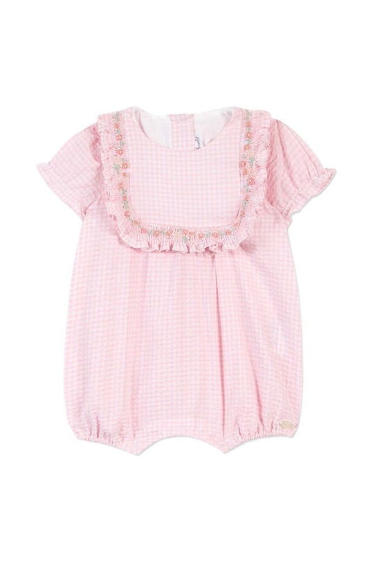 Tartine et Chocolat rampers bawełniany niemowlęcy TY33130.80 różowy SS24