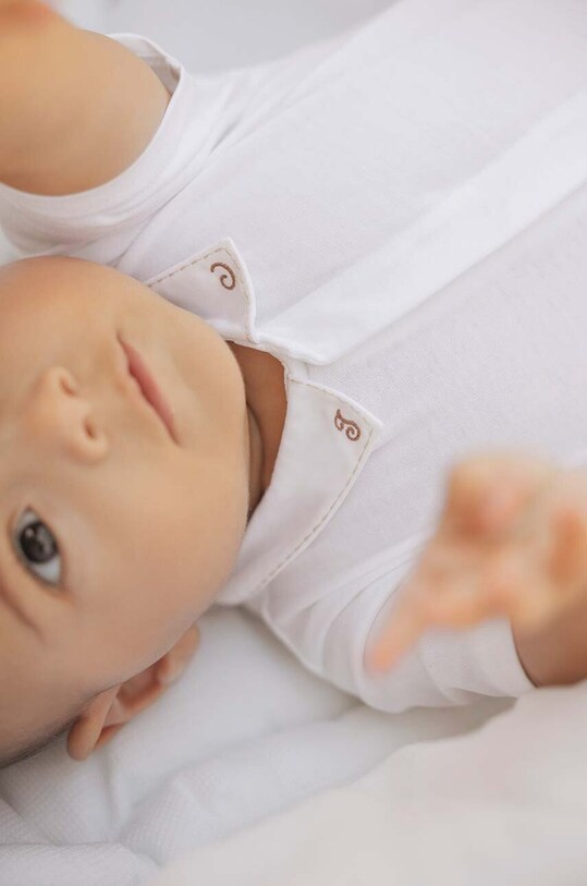 Tartine et Chocolat body din bumbac pentru bebelusi bej TY11040.49.74