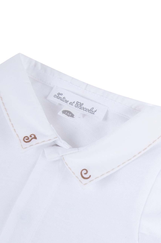 Tartine et Chocolat body din bumbac pentru bebelusi alb TY11040.80.86