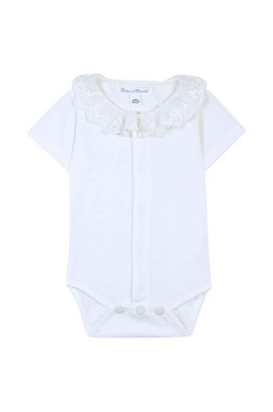 Детское боди из хлопка Tartine et Chocolat TY11040.80.86 белый SS24
