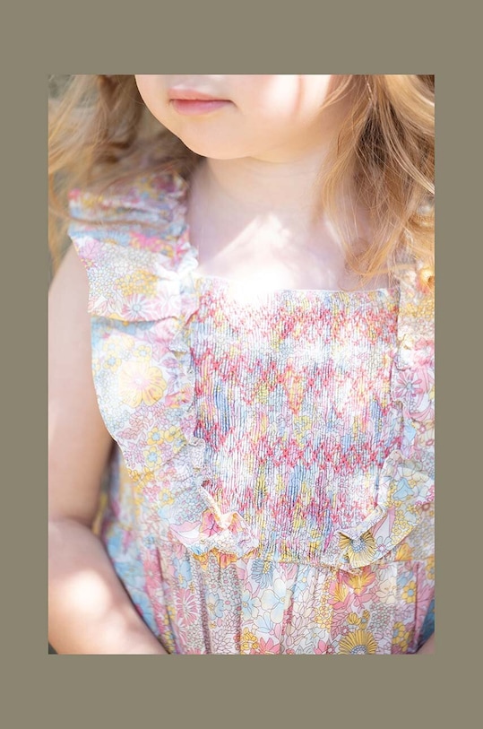 Дитячі бавовняні повзунки Tartine et Chocolat TY32001.80 бежевий