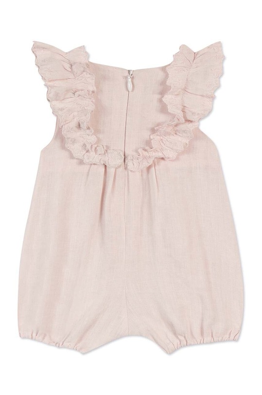 Dziewczynka Tartine et Chocolat rampers lniany niemowlęcy TY33030.G.49.74 różowy