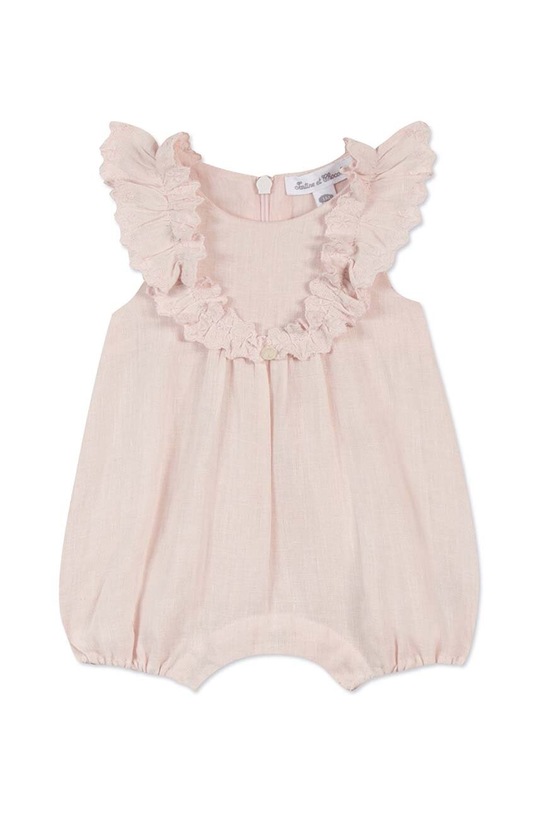 Tartine et Chocolat rampers lniany niemowlęcy TY33030.G.80 różowy SS24