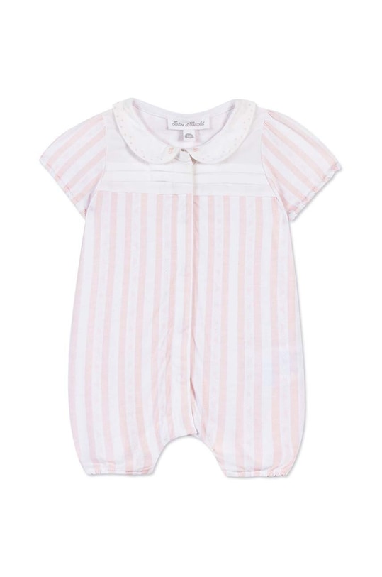 Бавовняний ромпер для немовлят Tartine et Chocolat рожевий TY33120.G.49.74