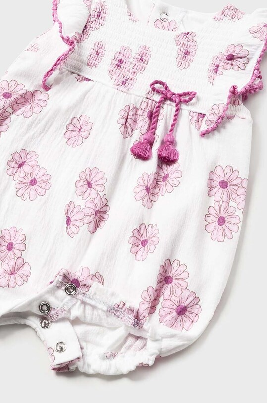 Dziewczynka Mayoral Newborn rampers niemowlęcy 1607.2H.Newborn.PPYH różowy