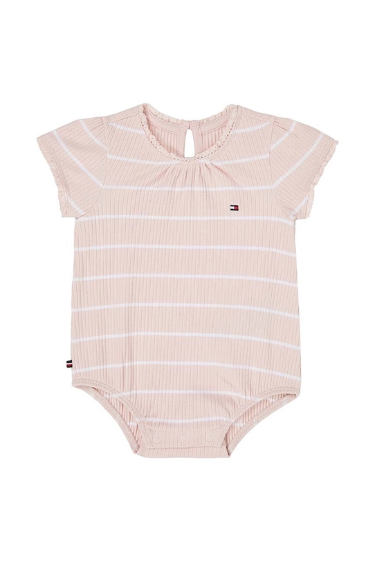 Bodi za bebe Tommy Hilfiger roza KN0KN01837.G.PPYH