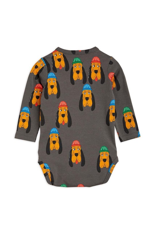 Chłopiec Mini Rodini body niemowlęce 2414010397 szary