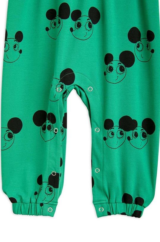 Mini Rodini rampers niemowlęcy 2414010575 zielony