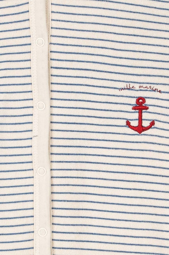 Pamučni kombinezon za bebe Konges Sløjd plava KS100300