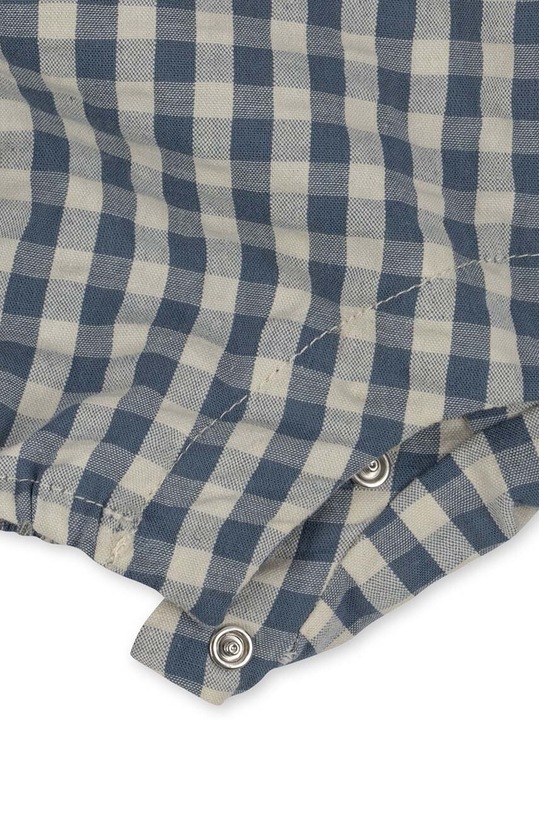 Detské bavlnené dupačky Konges Sløjd KS100331 modrá