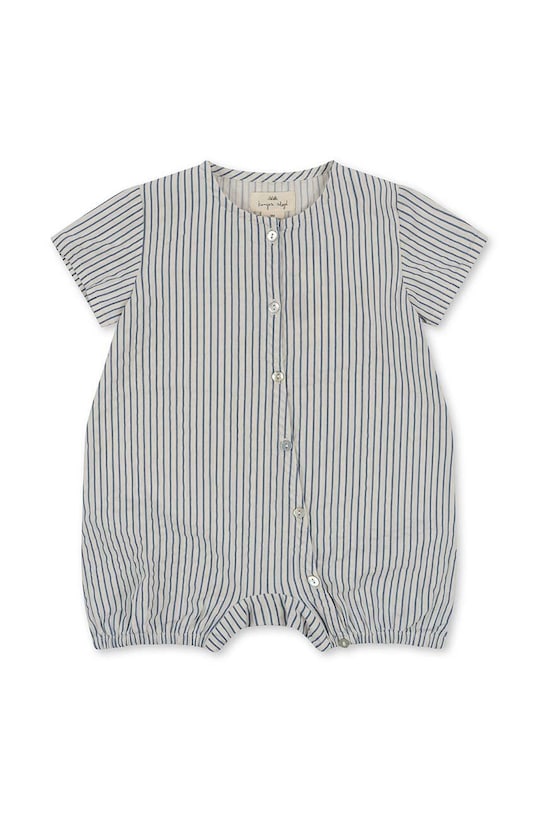 Detské bavlnené dupačky Konges Sløjd Pre bábätká modrá KS100051