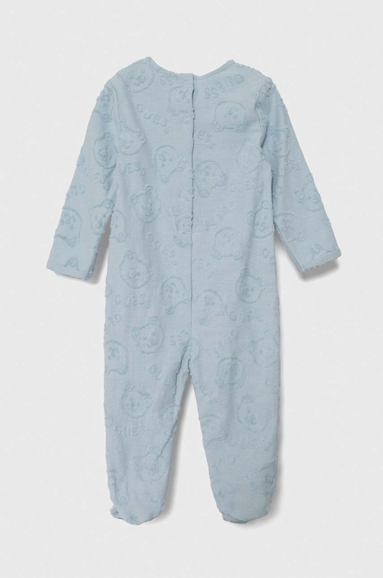 Guess śpioszki bawełniane niemowlęce H4RW01.KBU64.PPYH niebieski SS24