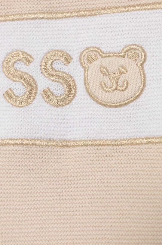 Chłopiec Guess pajacyk niemowlęcy bawełniany H4RW04.Z2NN0.PPYH beżowy