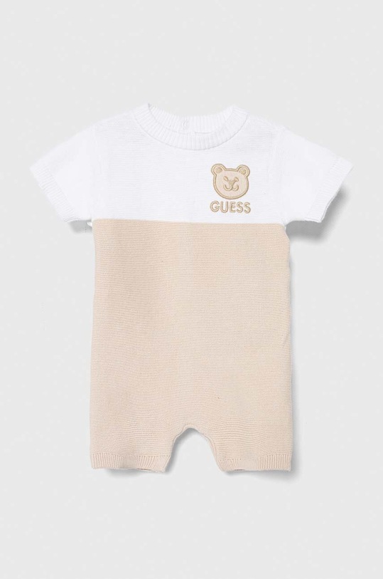 Guess rampers bawełniany niemowlęcy Produkt niemowlęcy biały H4RW06.Z2NN0.PPYH