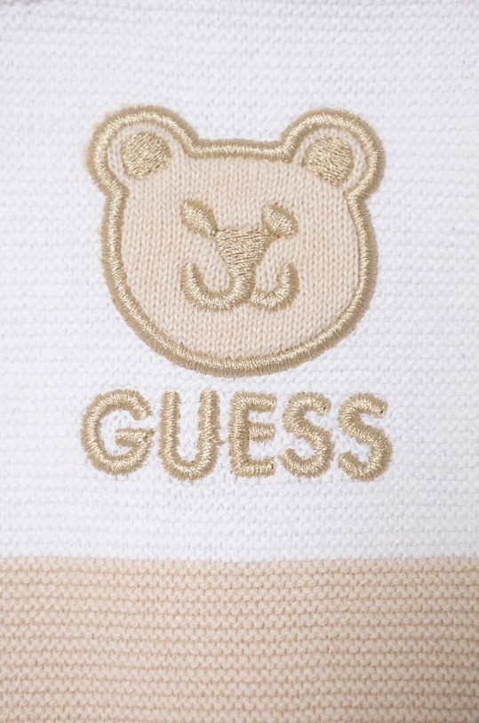 Chłopiec Guess rampers bawełniany niemowlęcy H4RW06.Z2NN0.PPYH biały