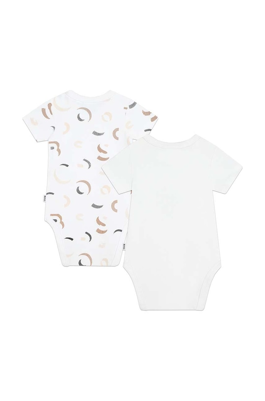 BOSS body bawełniane niemowlęce 2-pack J50832. biały SS24