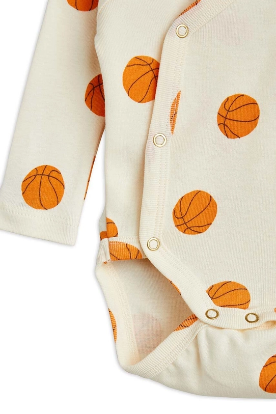 Mini Rodini body bawełniane niemowlęce Basketball biały 2424010311