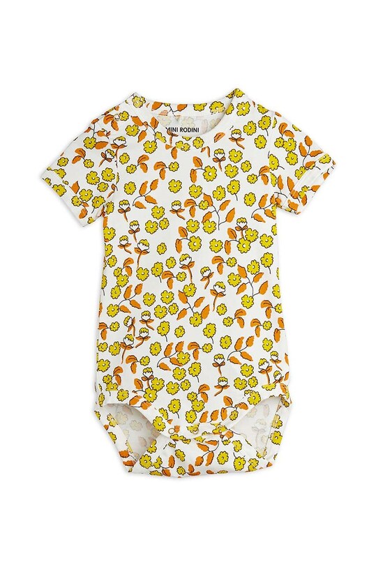Mini Rodini body bebe Flowers Produs pentru bebe galben 2424010900