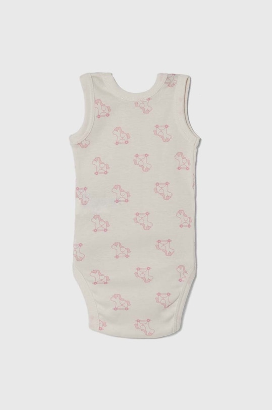 Βαμβακερά φορμάκια για μωρά United Colors of Benetton 2-pack 3GI70B00M.W.Seasonal ροζ