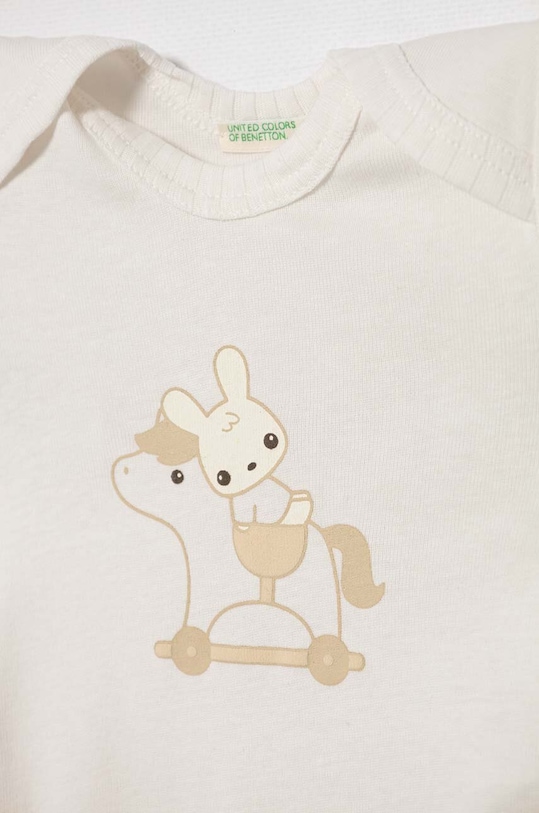 Pamučni bodi za bebe United Colors of Benetton 2-pack 3GI70B00N.W.Seasonal