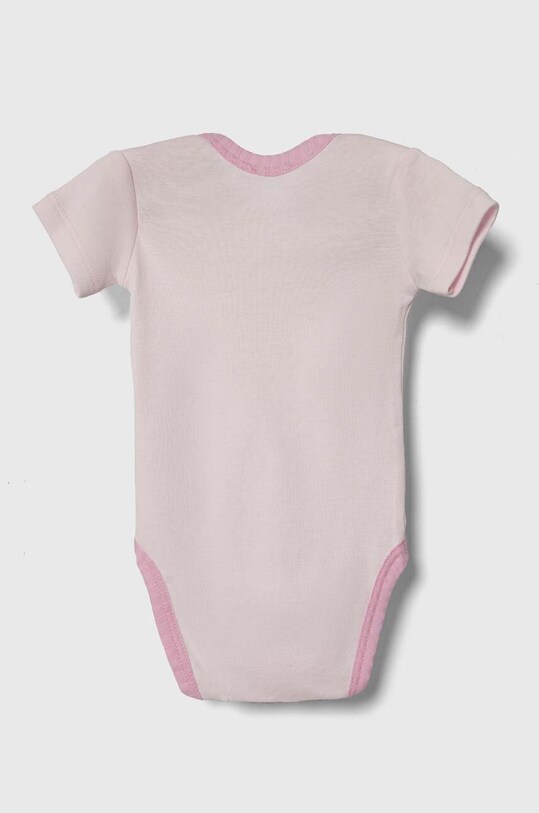 United Colors of Benetton body din bumbac pentru bebelusi 2-pack 3GI70B00N.W.Seasonal roz