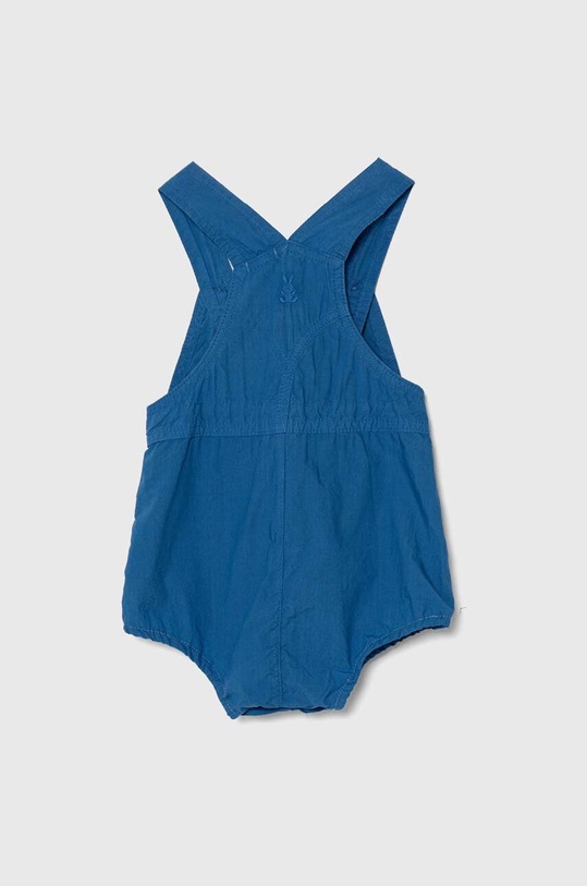 Хлопковый ромпер для младенцев United Colors of Benetton 4U3KAT011.W.Seasonal голубой SS24