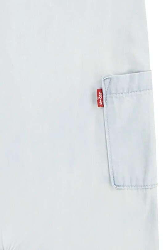 Levi's salopete bebeluși din bumbac LVB DENIM ROMPER & BUCKET HAT 6EK229