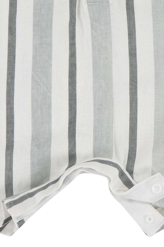 Levi's salopete pentru copii din amestec de in LVB STRIPE ROMPER & BUCKET HAT 6EK230 gri