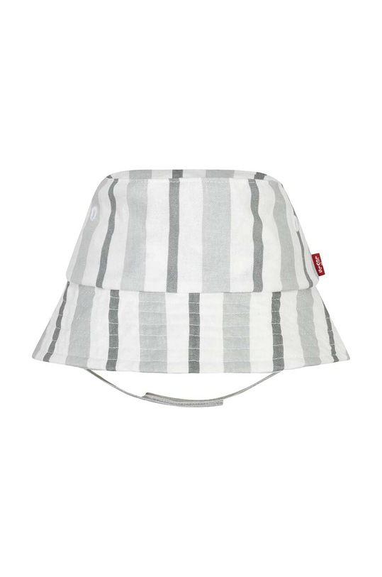 Levi's baba nadrág vászonkeverékből LVB STRIPE ROMPER & BUCKET HAT 6EK230