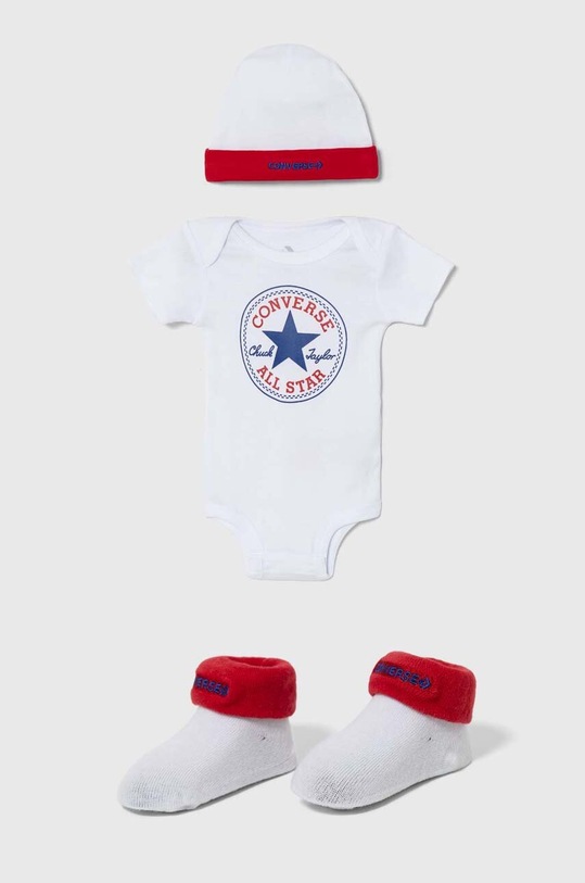 Converse body bawełniane niemowlęce Gift Box biały MC0028