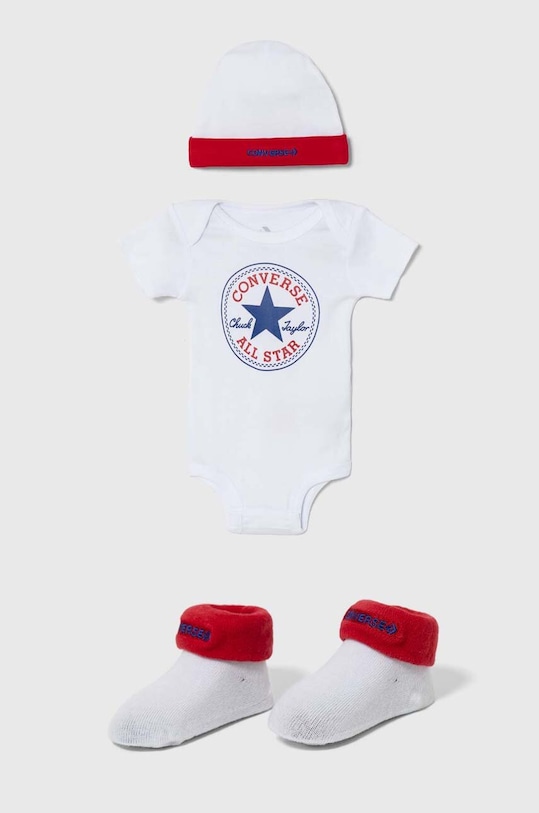 Converse body bawełniane niemowlęce Gift Box biały MC0028