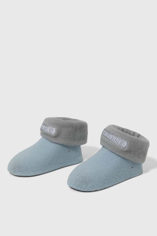 CHLAPEC Bavlněné kojenecké body Converse MC0028 modrá