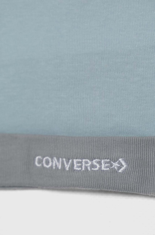 Bavlněné kojenecké body Converse MC0028 modrá