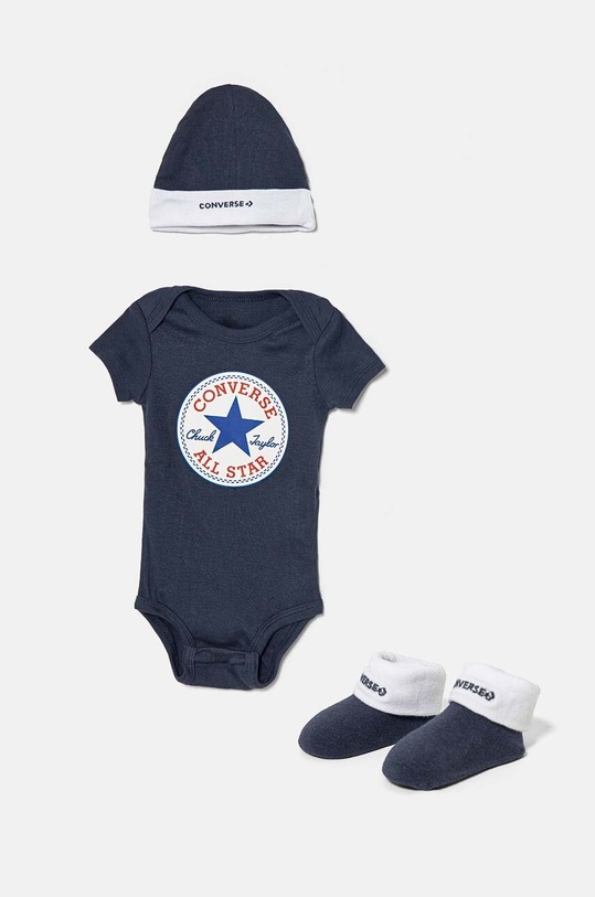 Bavlněné kojenecké body Converse modrá MC0028