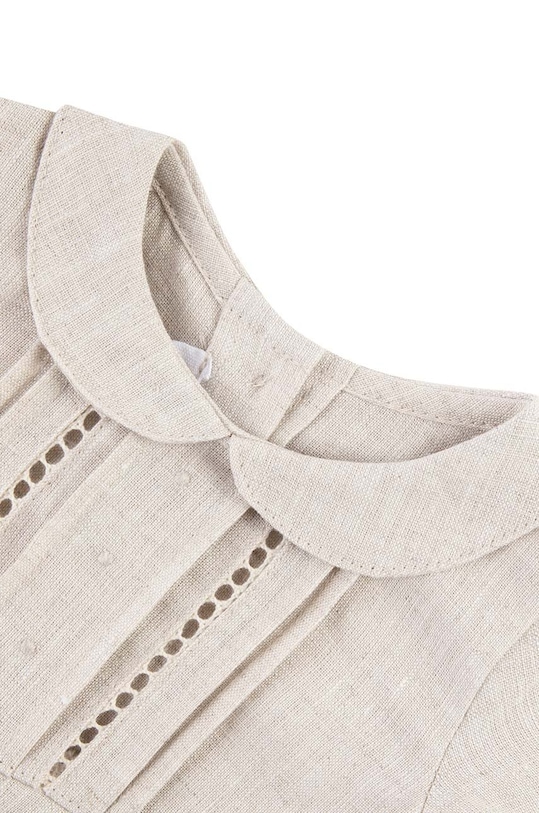 Детский льняной ромпер Tartine et Chocolat бежевый TY33140.49.74