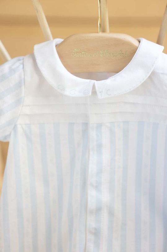 Detské bavlnené dupačky Tartine et Chocolat TY33120.80 modrá