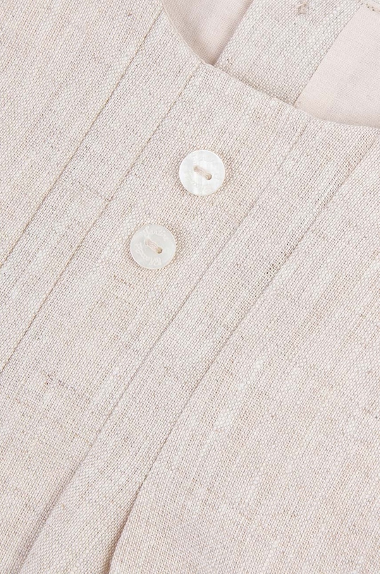 Детский льняной ромпер Tartine et Chocolat бежевый TY33100.49.74