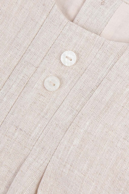 Дитячий лляний ромпер Tartine et Chocolat бежевий TY33100.80.86