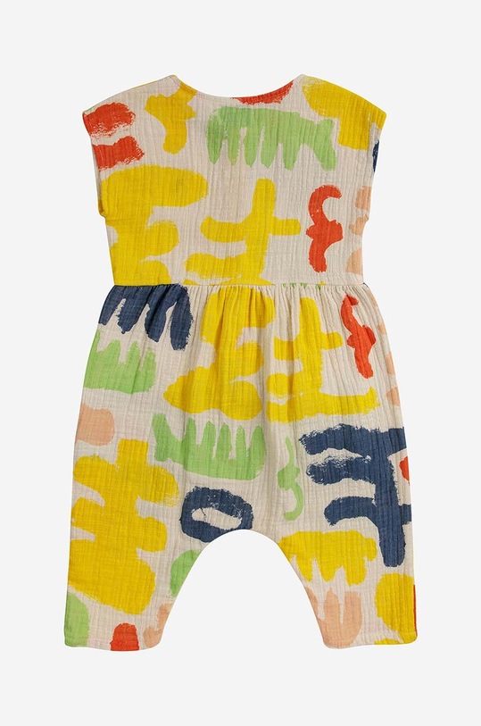 Хлопчик Дитячі бавовняні повзунки Bobo Choses 124AB095 жовтий