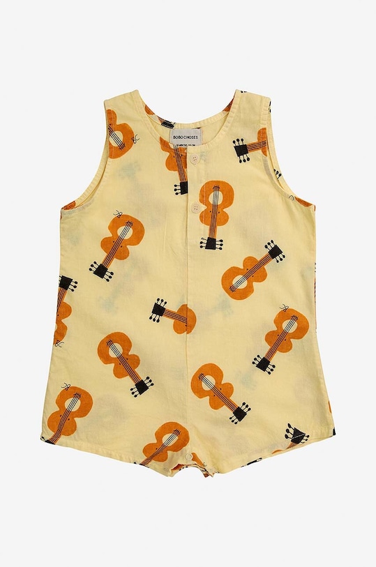 Pamučni kombinezon za bebe Bobo Choses Proizvod za bebe zlatna 124AB092