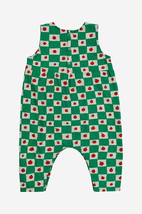 Bobo Choses rampers in cotone neonato/a 124AB087 verde SS24