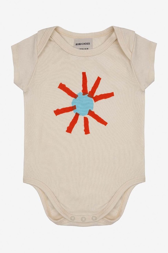 Bobo Choses body bebe 2-pack bej 124AB044