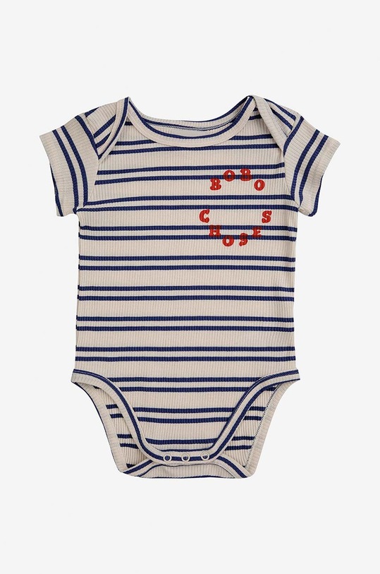 Bodi za bebe Bobo Choses 2-pack mornarsko plava 124AB043