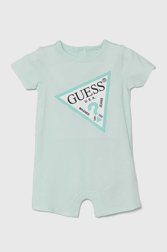 Kombinezon za bebe Guess Proizvod za bebe tirkizna H4GW08.K6YW1.PPYH