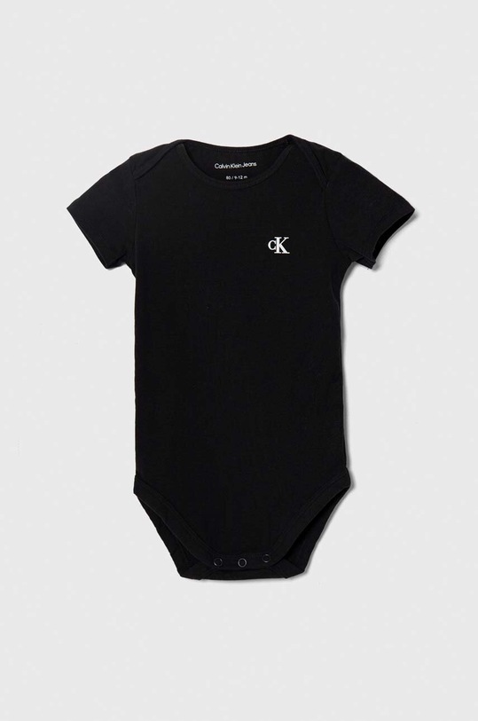 Kojenecký overal Calvin Klein Jeans 2-pack IN0IN00180.PPYH černá SS24
