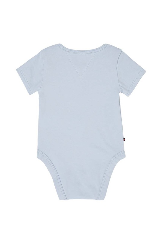 Bodi za bebe Tommy Hilfiger 2-pack KN0KN01819.PPYH plava SS24