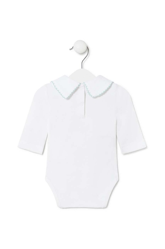 Tous body din bumbac pentru bebelusi Basic.2004 alb SS24